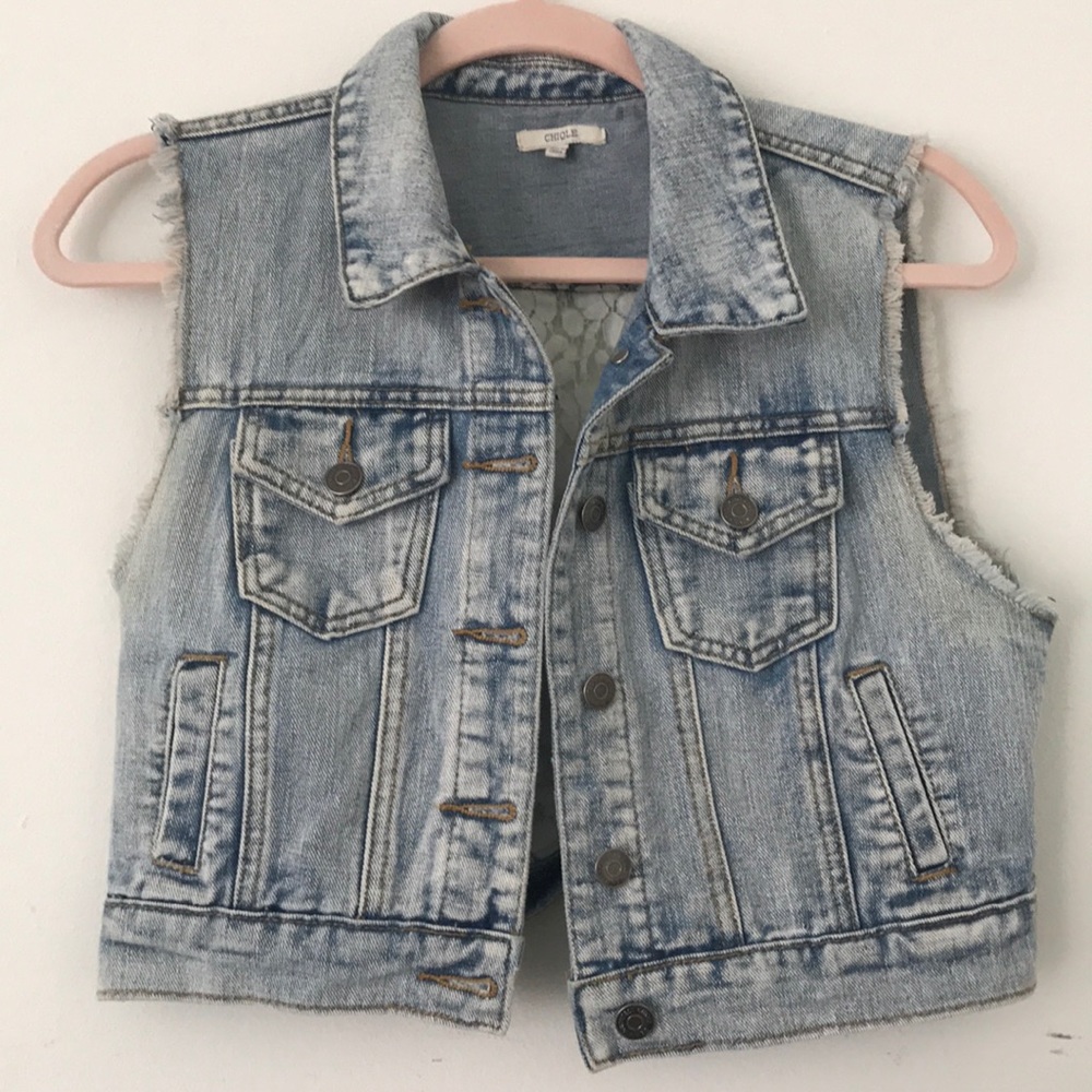 Denim vest